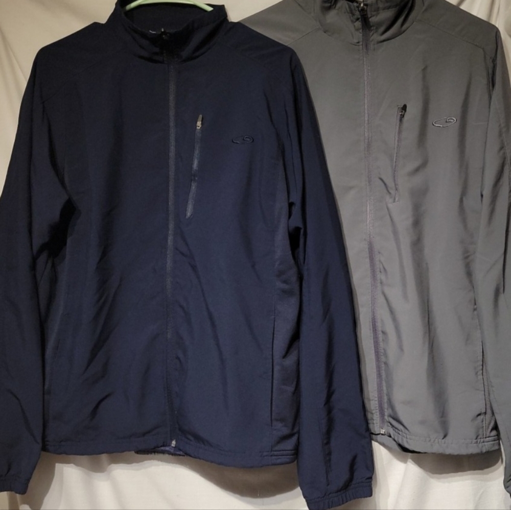 2 champion Mens lightweight sports jacket both size medium